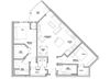 1 Bedroom Floor Plan